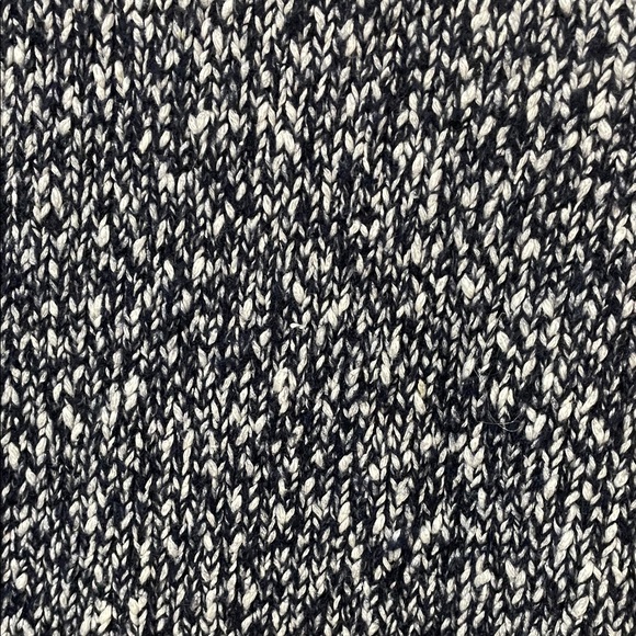 Aritzia Community Dark Navy & white Speckled Wool and cotton Turtleneck Sweater - Picture 12 of 16